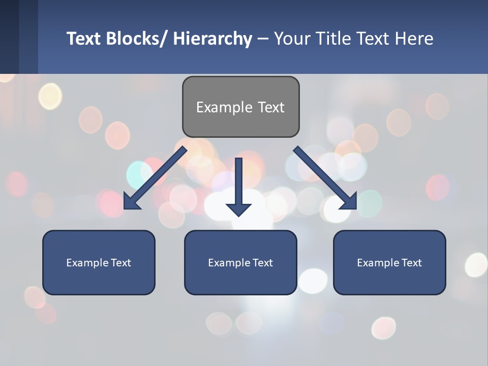 Night Photo With Shutter Speed PowerPoint Template
