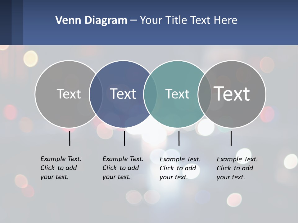 Night Photo With Shutter Speed PowerPoint Template