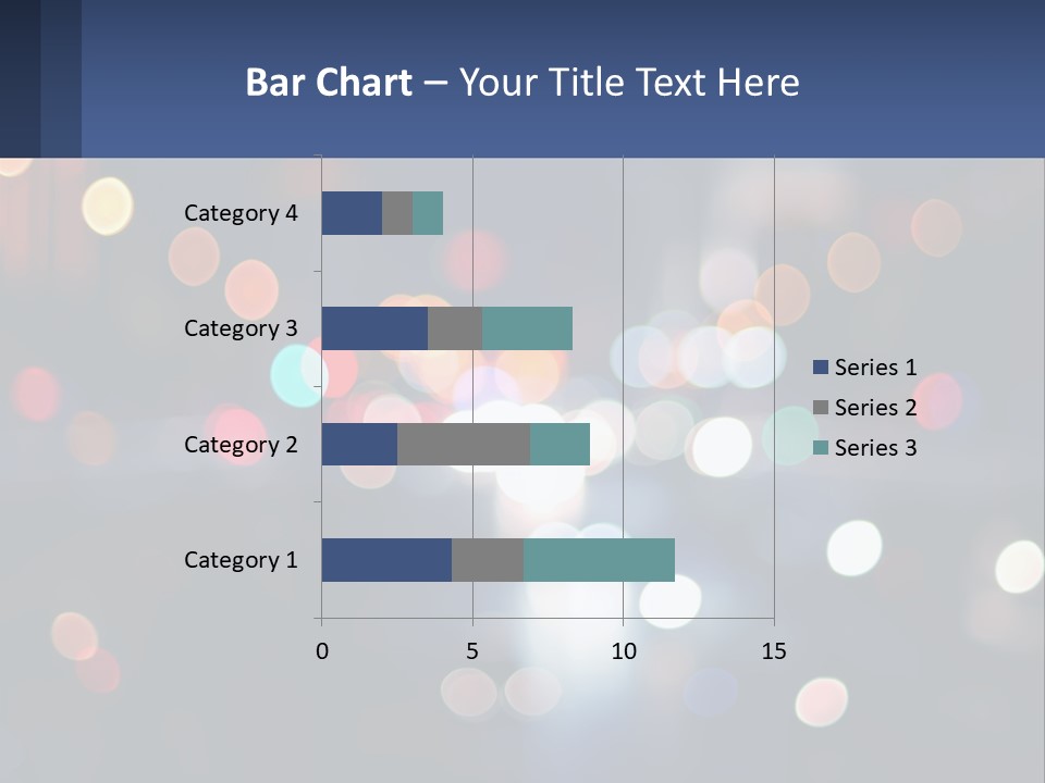 Night Photo With Shutter Speed PowerPoint Template