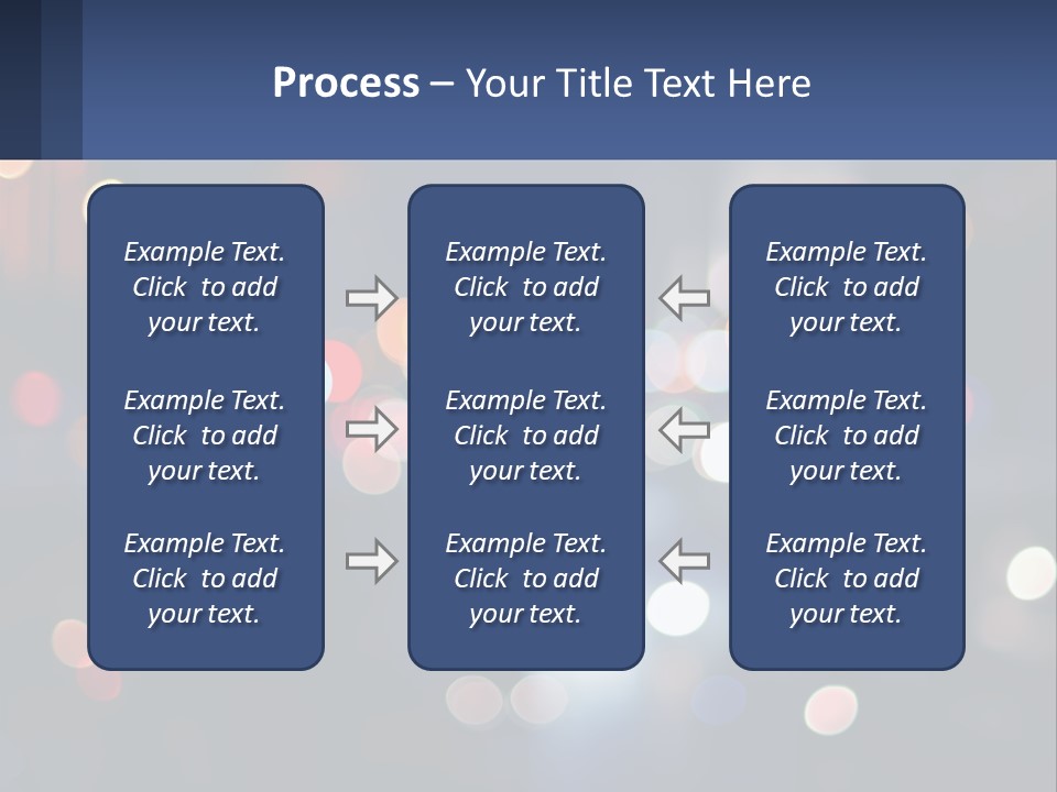 Night Photo With Shutter Speed PowerPoint Template