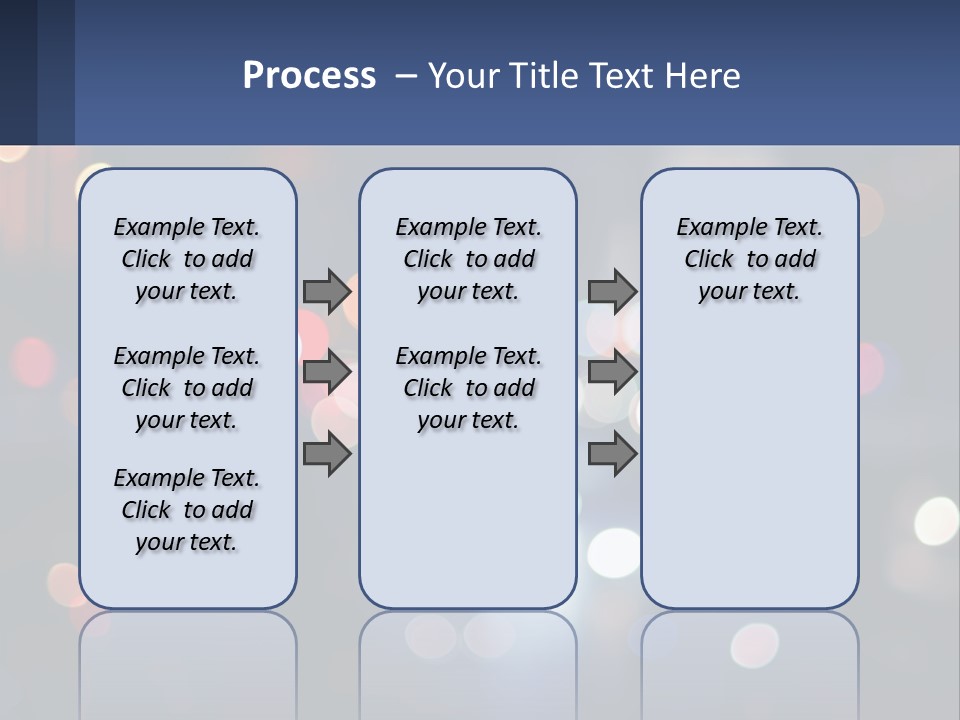 Night Photo With Shutter Speed PowerPoint Template