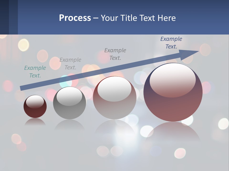 Night Photo With Shutter Speed PowerPoint Template