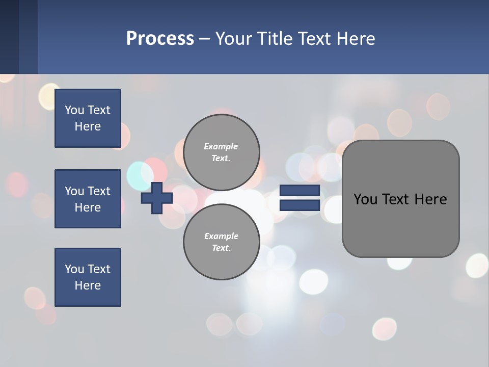 Night Photo With Shutter Speed PowerPoint Template