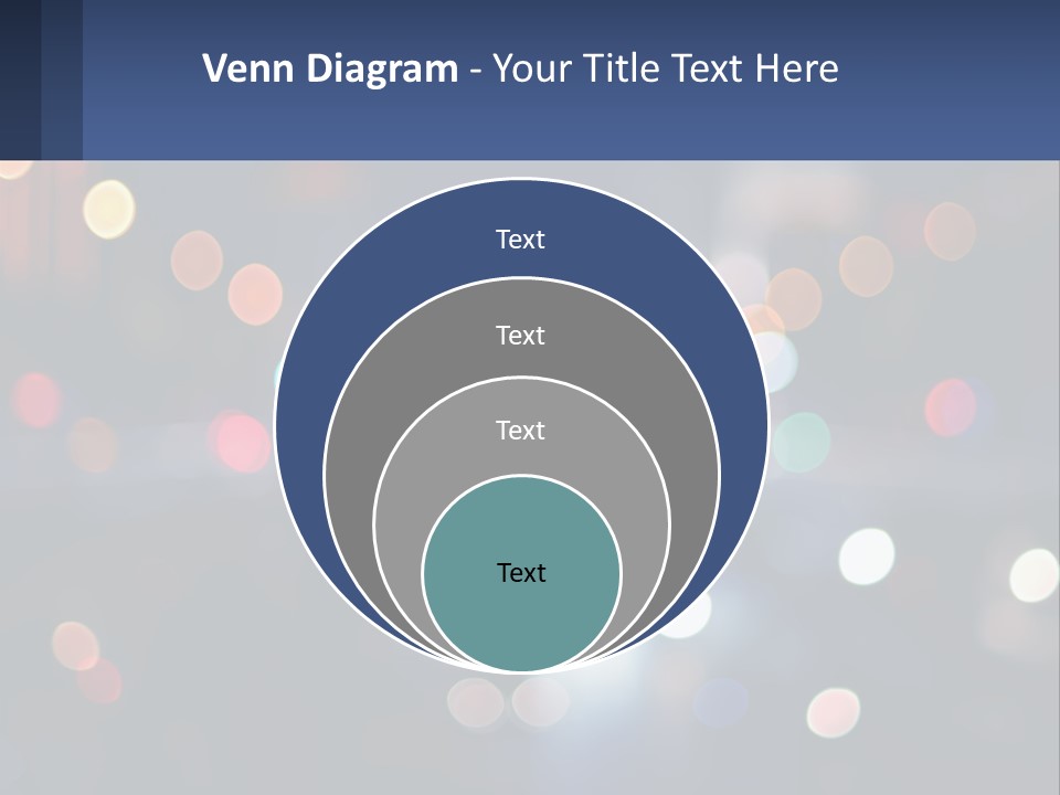 Night Photo With Shutter Speed PowerPoint Template