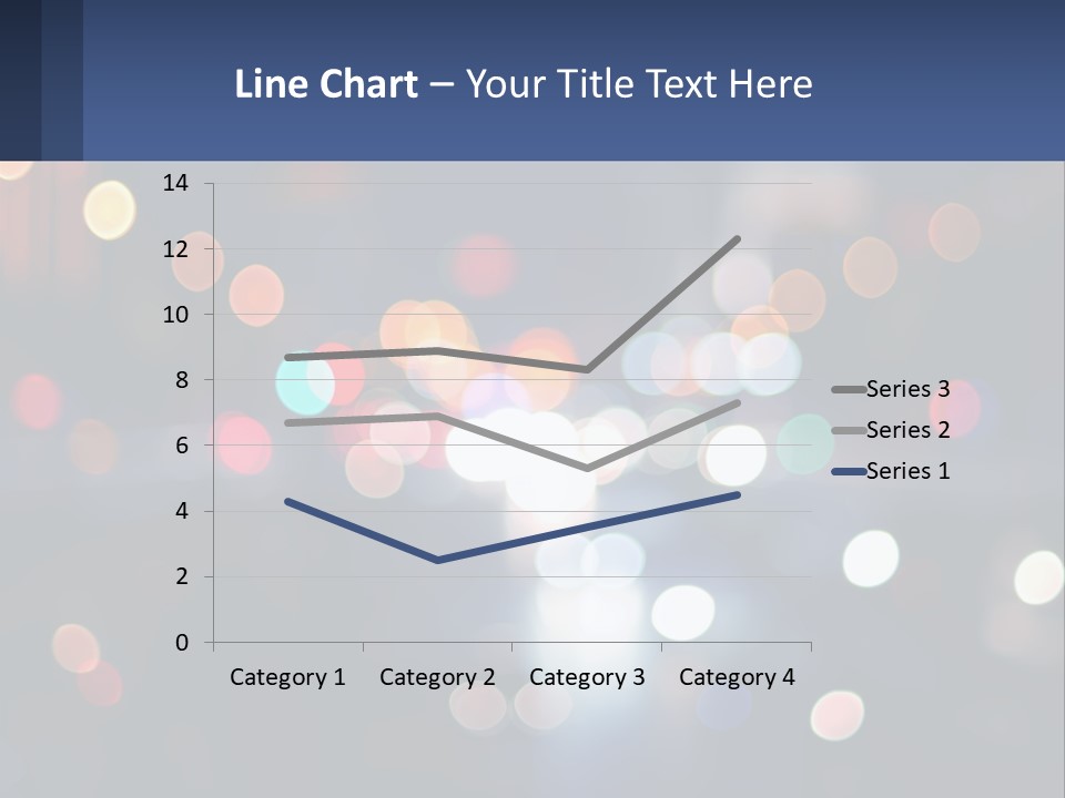 Night Photo With Shutter Speed PowerPoint Template