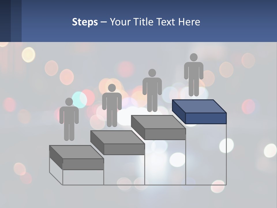 Night Photo With Shutter Speed PowerPoint Template