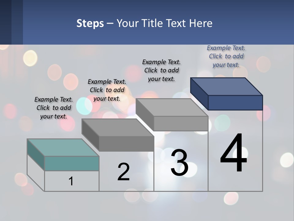 Night Photo With Shutter Speed PowerPoint Template
