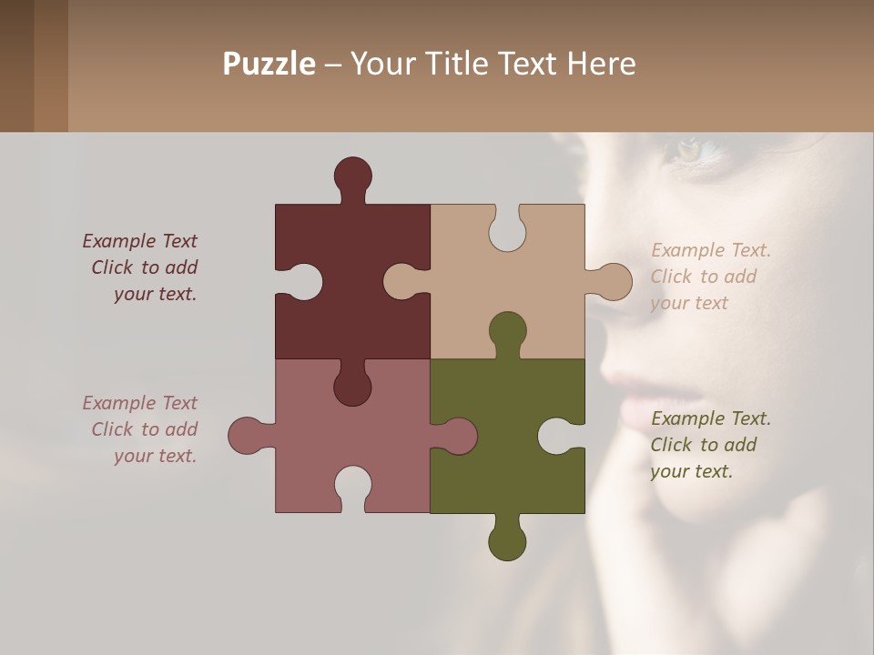 Girl's Make-Up PowerPoint Template