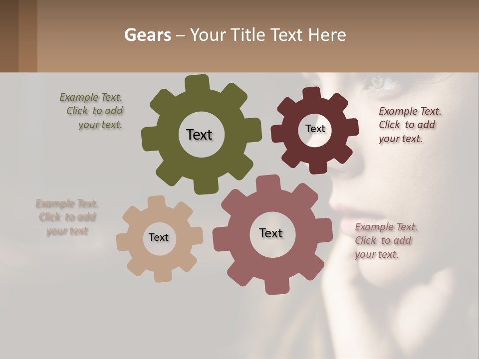 Girl's Make-Up PowerPoint Template