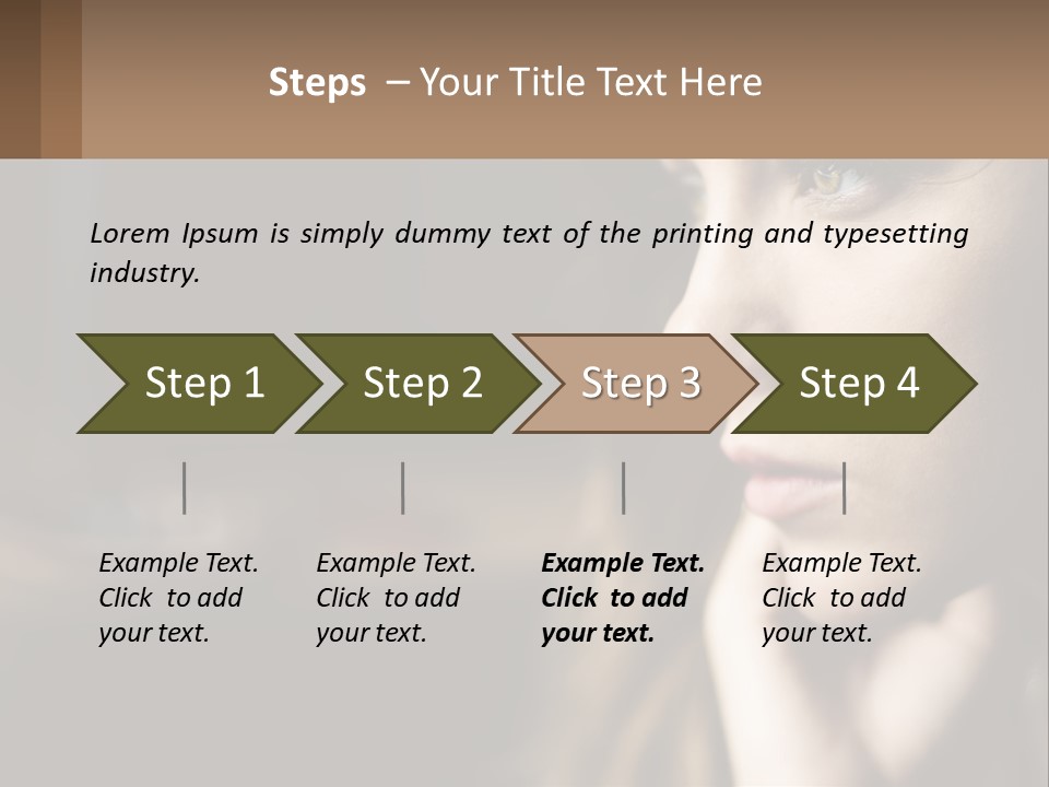 Girl's Make-Up PowerPoint Template