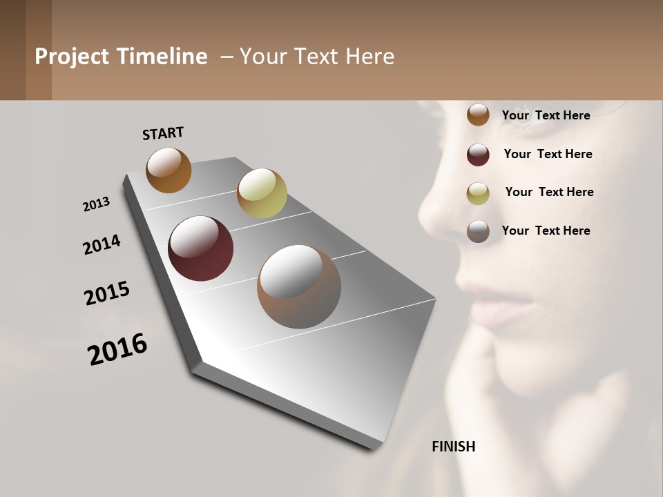 Girl's Make-Up PowerPoint Template
