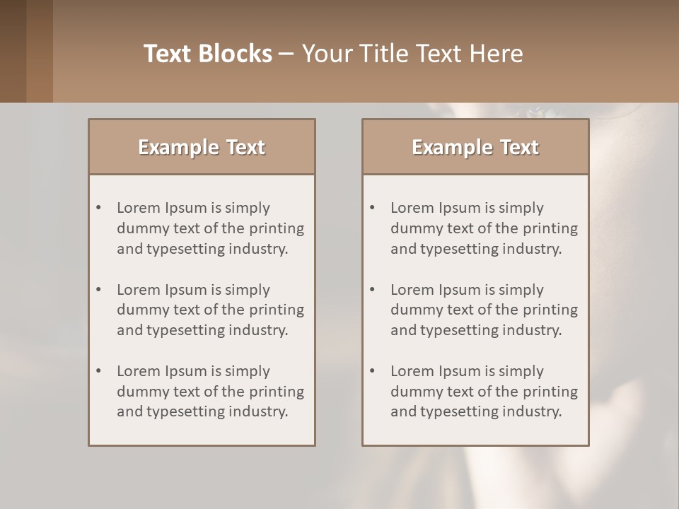 Girl's Make-Up PowerPoint Template