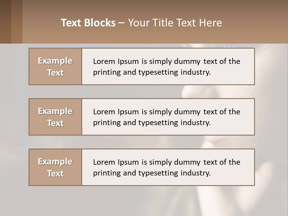 Girl's Make-Up PowerPoint Template