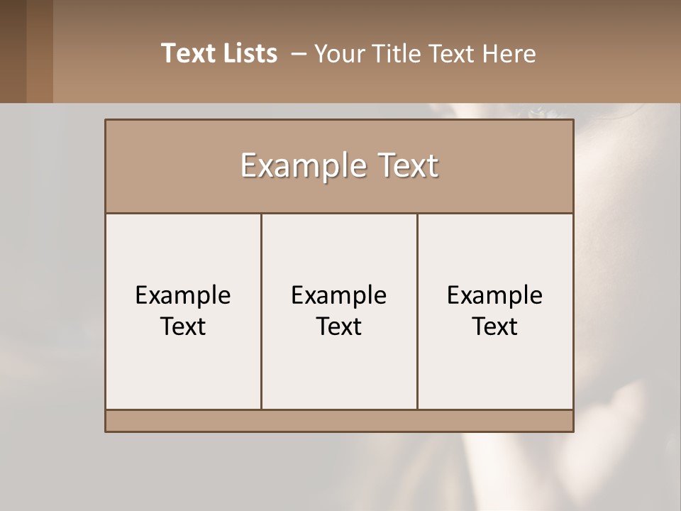 Girl's Make-Up PowerPoint Template