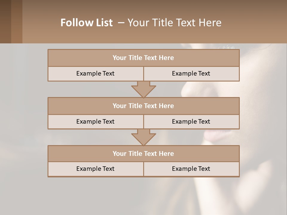 Girl's Make-Up PowerPoint Template