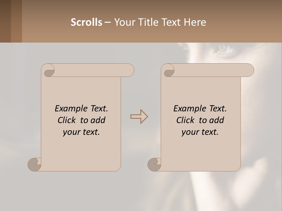 Girl's Make-Up PowerPoint Template