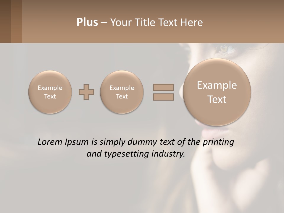 Girl's Make-Up PowerPoint Template