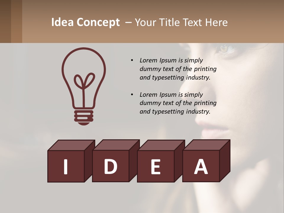 Girl's Make-Up PowerPoint Template