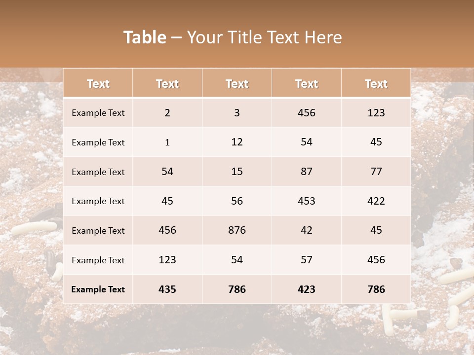 Sesame Bread PowerPoint Template