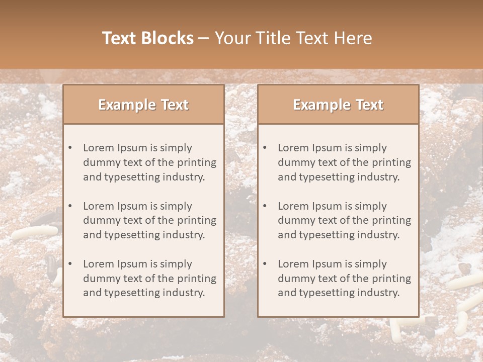 Sesame Bread PowerPoint Template