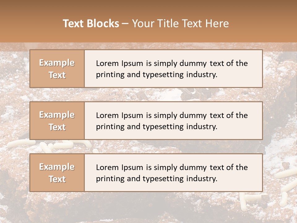 Sesame Bread PowerPoint Template
