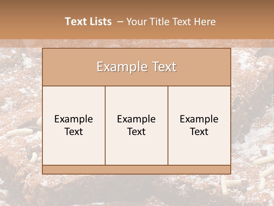 Sesame Bread PowerPoint Template
