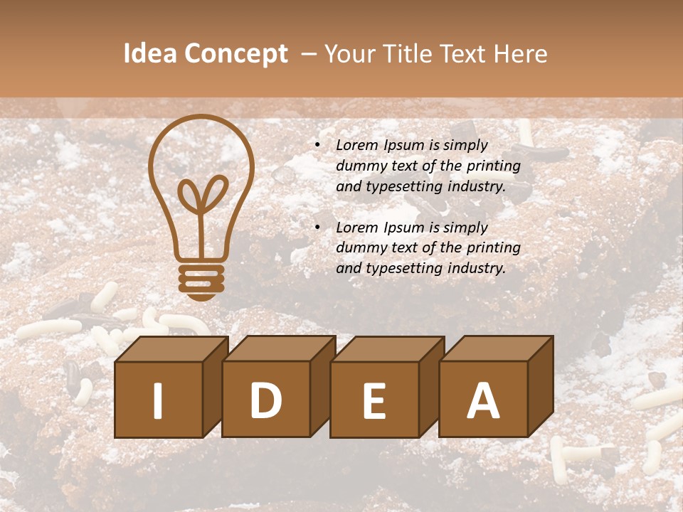 Sesame Bread PowerPoint Template