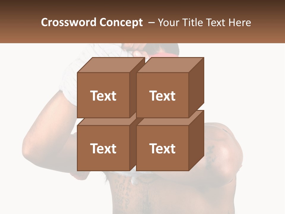 A Fighter Without Rules PowerPoint Template