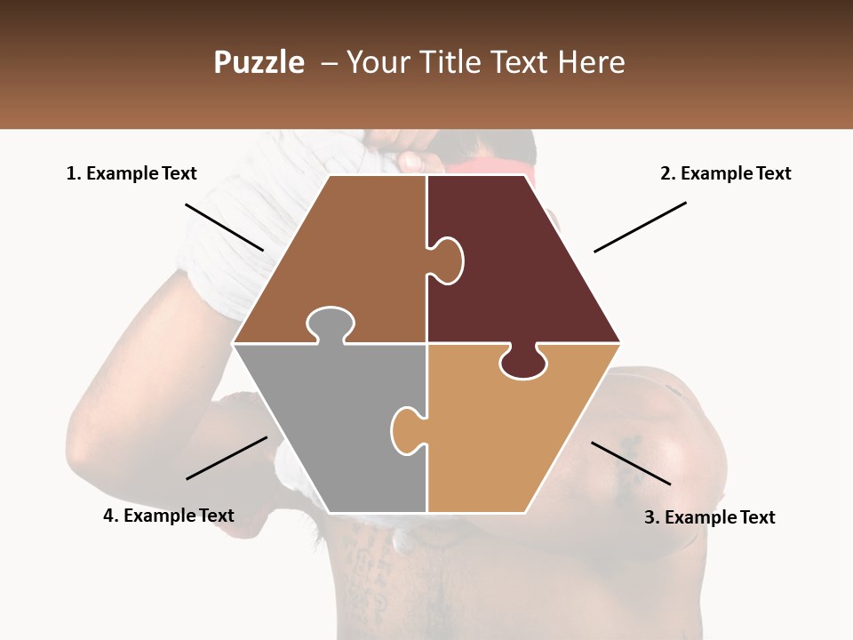 A Fighter Without Rules PowerPoint Template