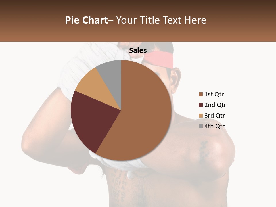 A Fighter Without Rules PowerPoint Template