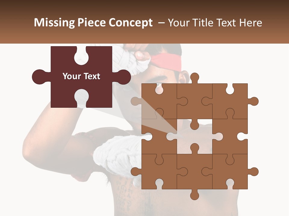 A Fighter Without Rules PowerPoint Template