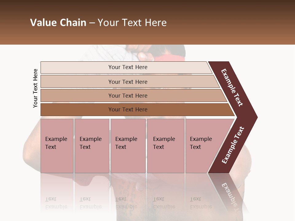 A Fighter Without Rules PowerPoint Template