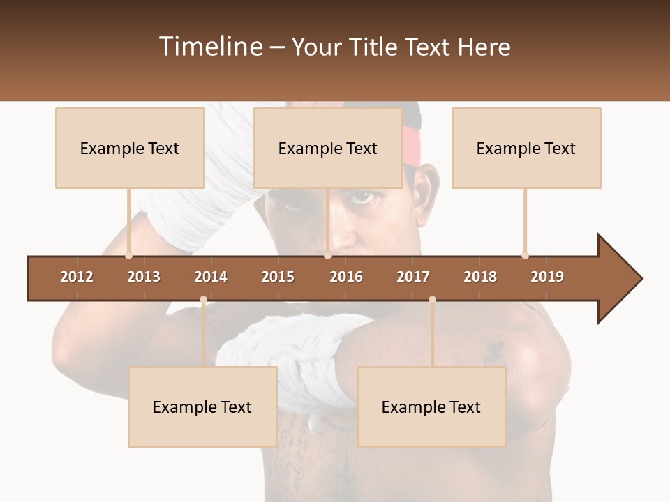 A Fighter Without Rules PowerPoint Template