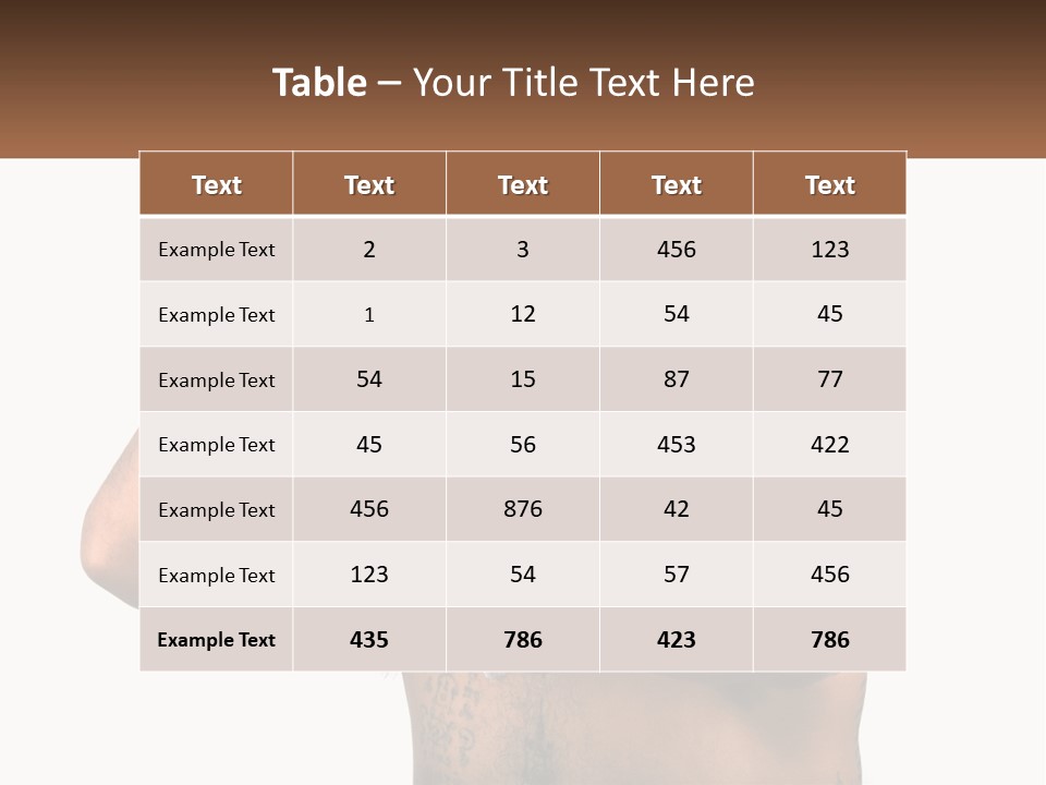 A Fighter Without Rules PowerPoint Template