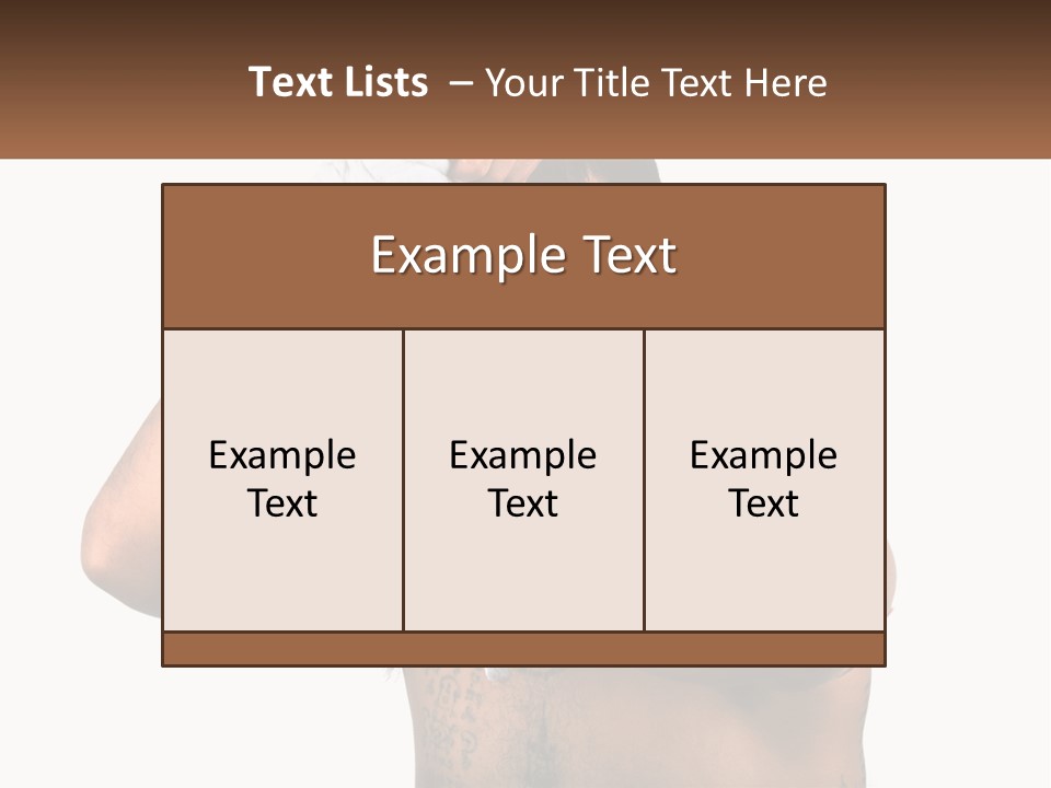 A Fighter Without Rules PowerPoint Template