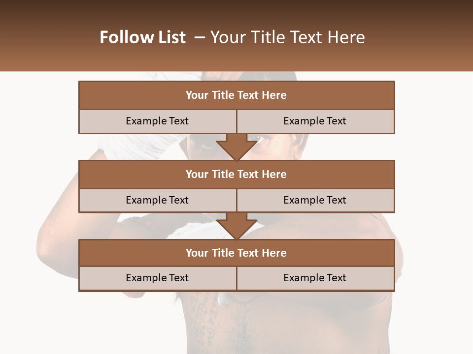 A Fighter Without Rules PowerPoint Template