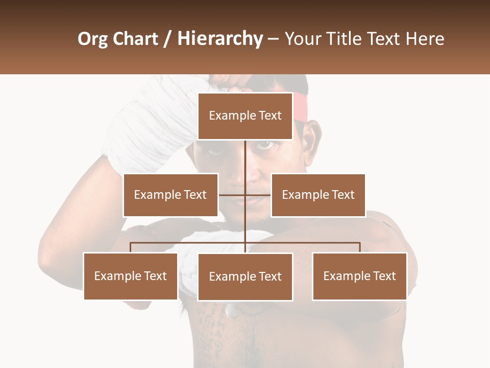 A Fighter Without Rules PowerPoint Template