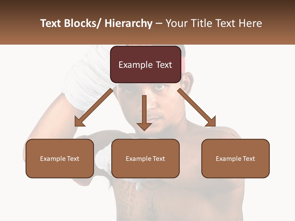 A Fighter Without Rules PowerPoint Template