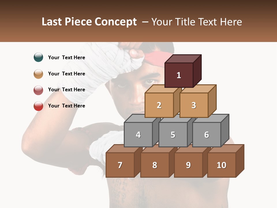 A Fighter Without Rules PowerPoint Template
