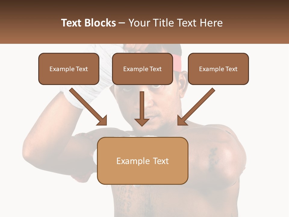 A Fighter Without Rules PowerPoint Template