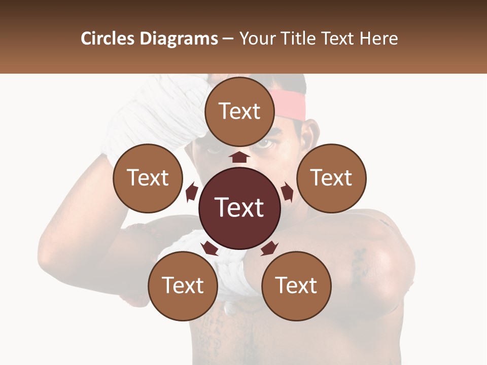 A Fighter Without Rules PowerPoint Template