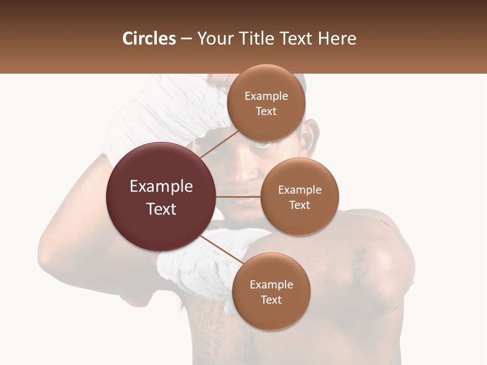 A Fighter Without Rules PowerPoint Template