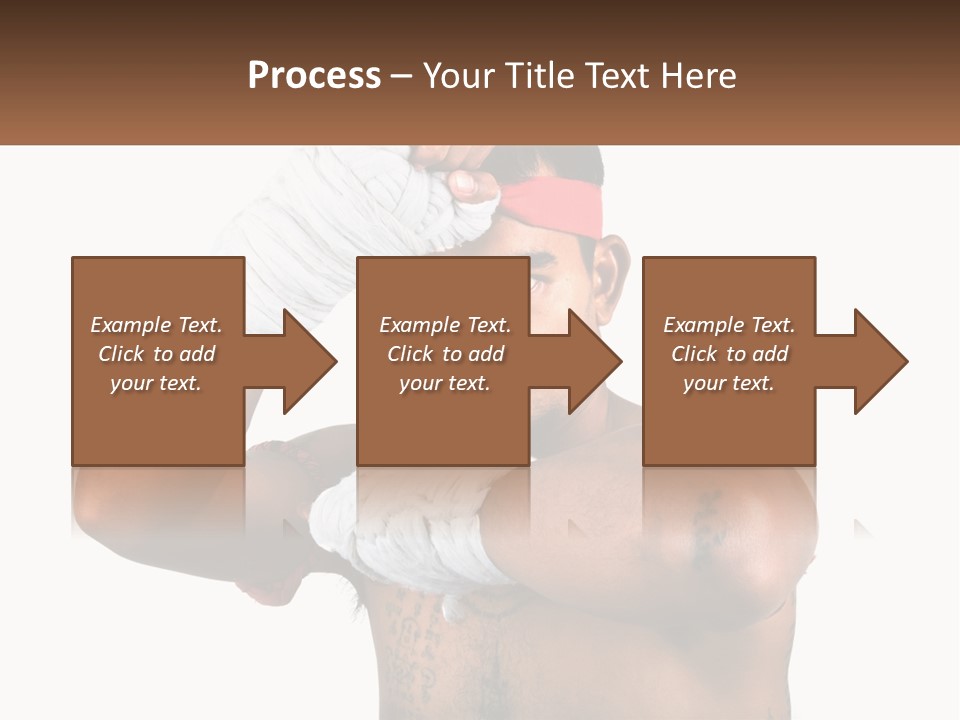 A Fighter Without Rules PowerPoint Template