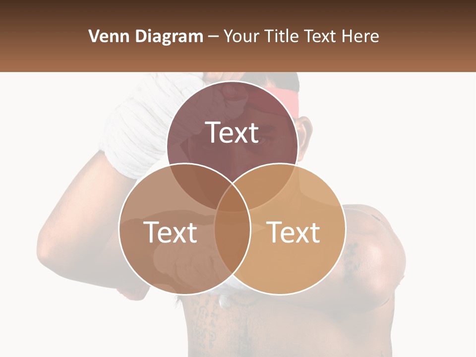 A Fighter Without Rules PowerPoint Template