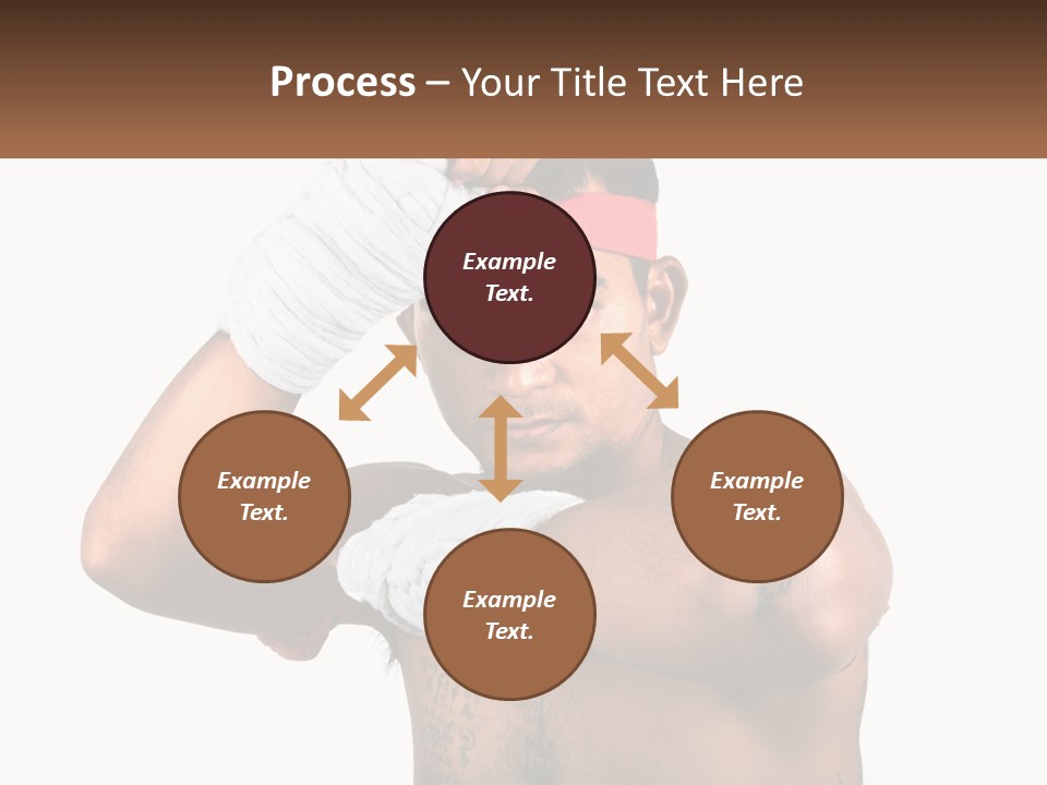 A Fighter Without Rules PowerPoint Template