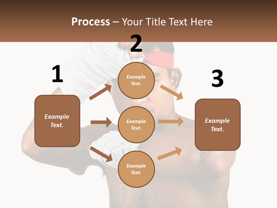 A Fighter Without Rules PowerPoint Template