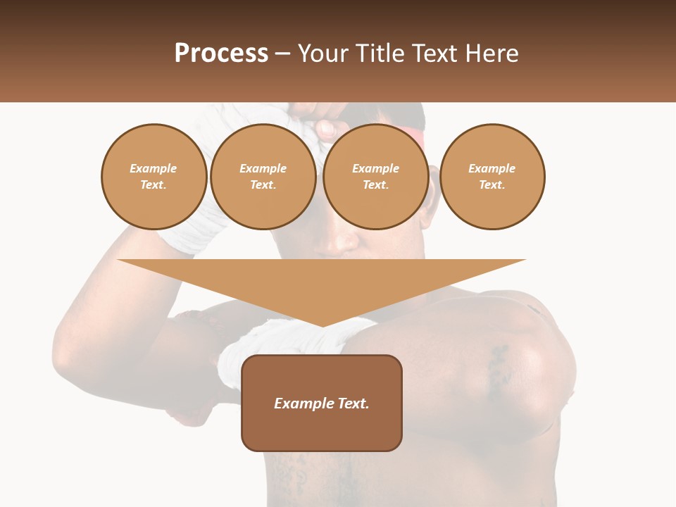 A Fighter Without Rules PowerPoint Template