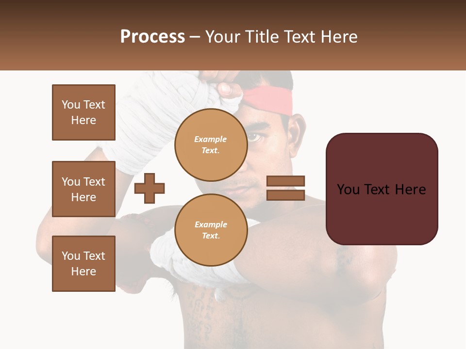 A Fighter Without Rules PowerPoint Template
