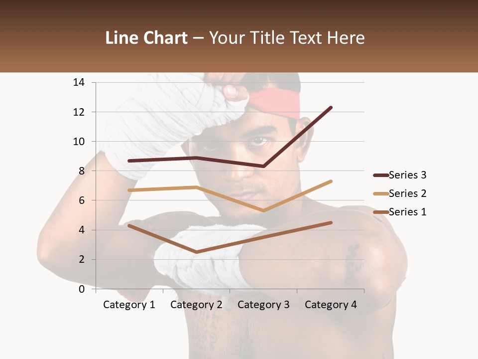 A Fighter Without Rules PowerPoint Template