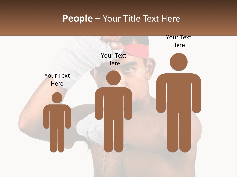 A Fighter Without Rules PowerPoint Template